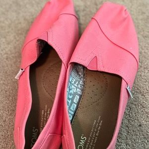 Bright Pink TOMS